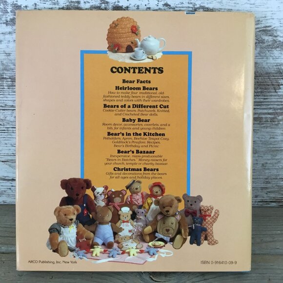 The Teddy Bear Book Hardcover By Marsha Evans Moore Patterns Recipes & Instructi - Picture 2 of 13
